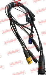96314 Kempf Heckadapterleitung, 15-pol., 2x 7-pol. + 6x 2-pol.
